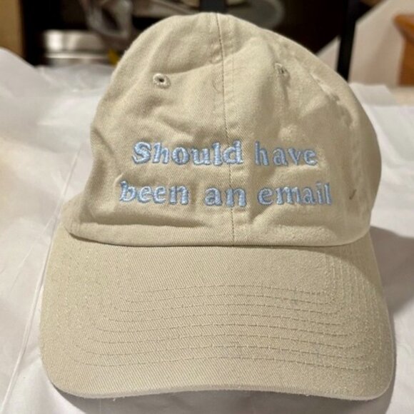 SHOULD HAVE BEEN AN EMAIL Hat | American Needle | Very Good - Picture 1 of 4